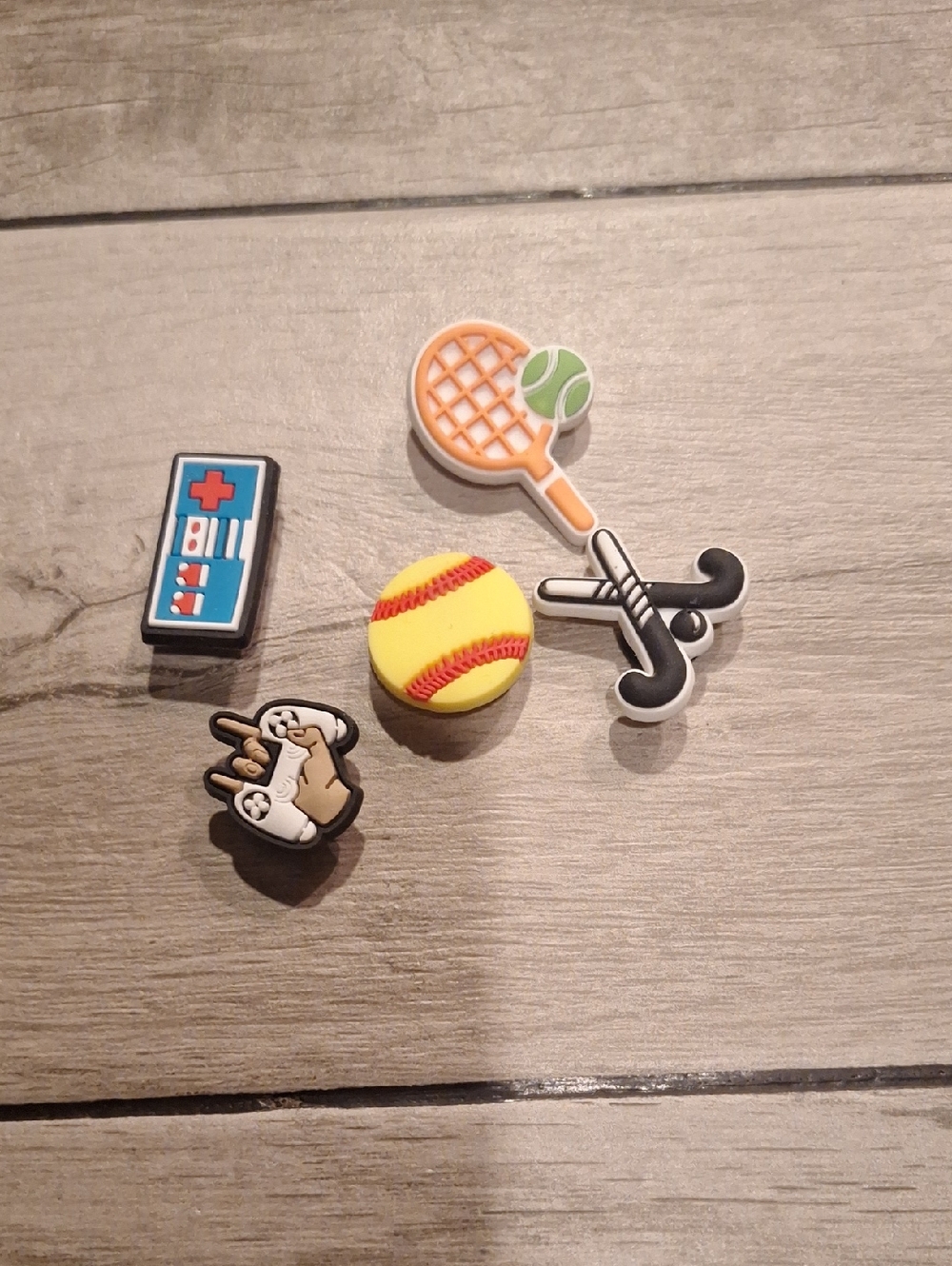 🦔Sports Charm Jibbitz Croc Charm Set🍋‍🟩